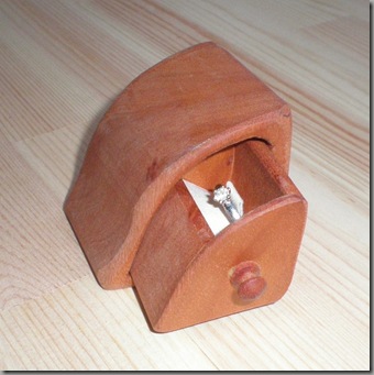 The ring in its little wooden draw